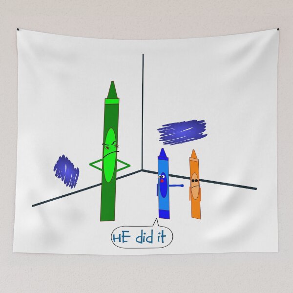Item preview, WRITING ON THE WALL: HE DID IT designed and sold by CalliopeSt.