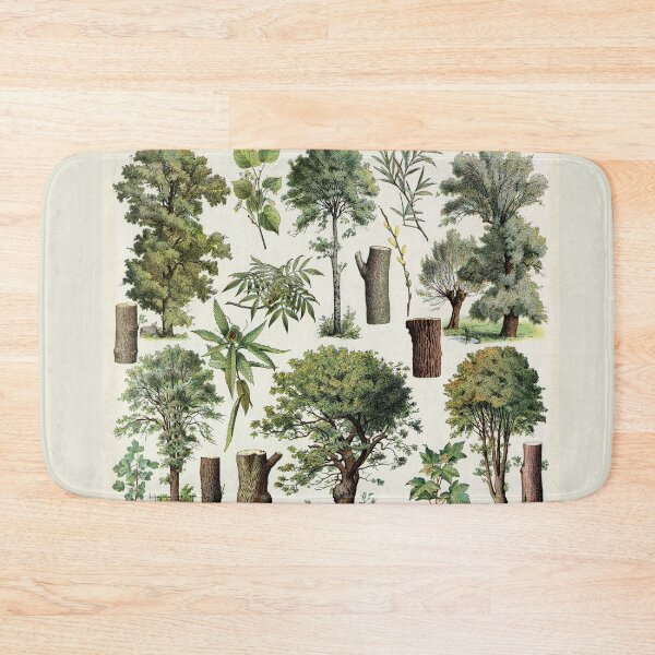 Item preview, Arbres 2 Vintage Illustration - Trees In Color by Millot designed and sold by molamode.
