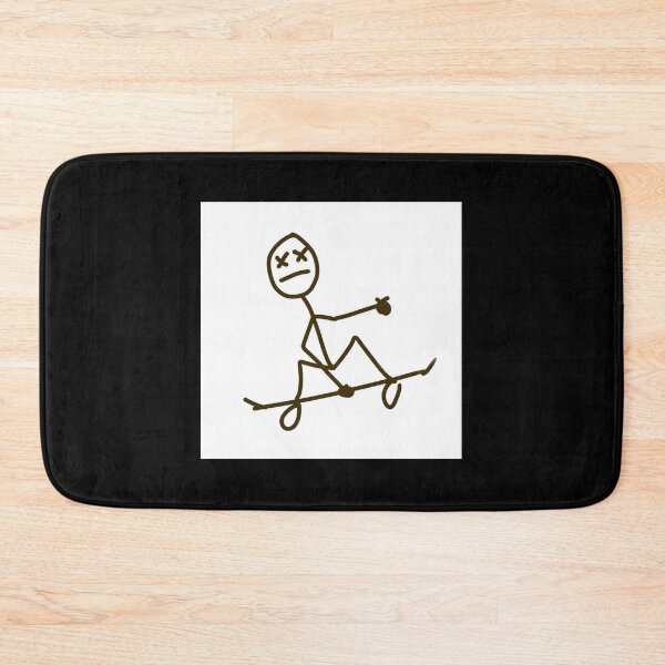 Item preview, Cool Skateboarding Dude Sticker designed and sold by felyn3gloria.