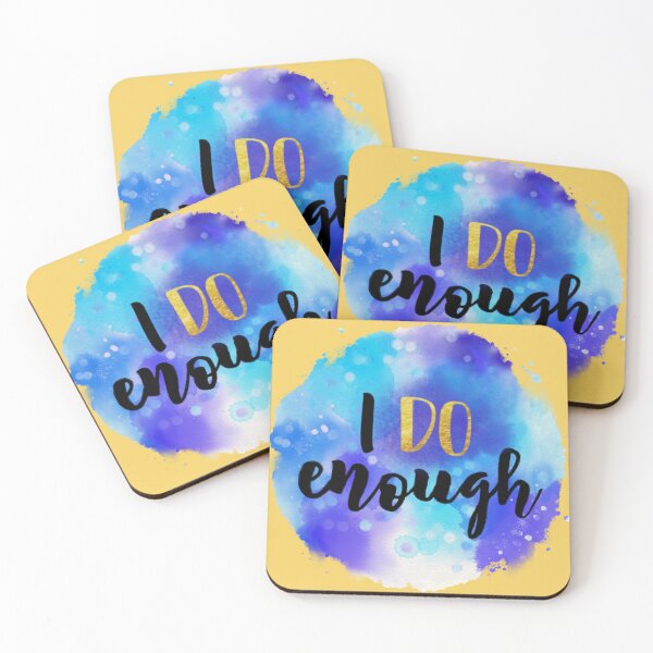 Item preview, I Do Enough Watercolor Affirmation designed and sold by JessicaAmber.