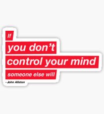 Mind Control Sticker