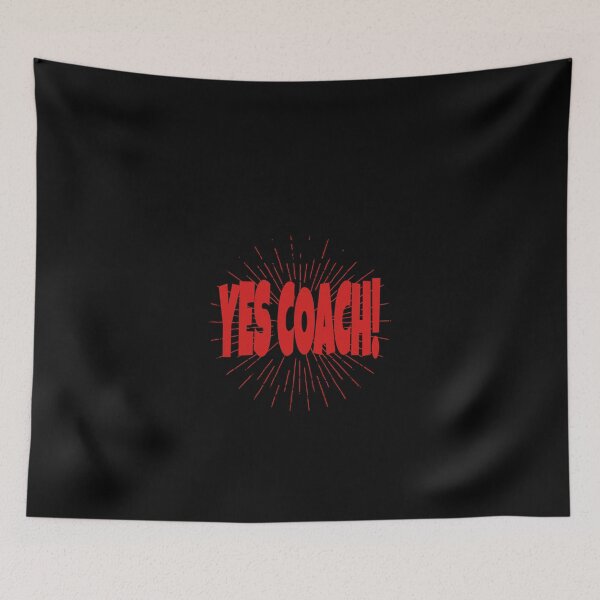 Item preview, Repeat After Me Yes Coach Funny Coaching Design Sticker designed and sold by verarheaf9.