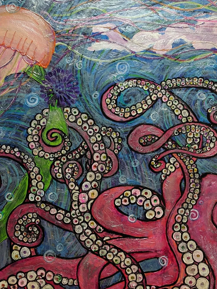 Thumbnail 4 of 4, Samsung Galaxy Phone Case, Octopus designed and sold by Rabbitwhole.