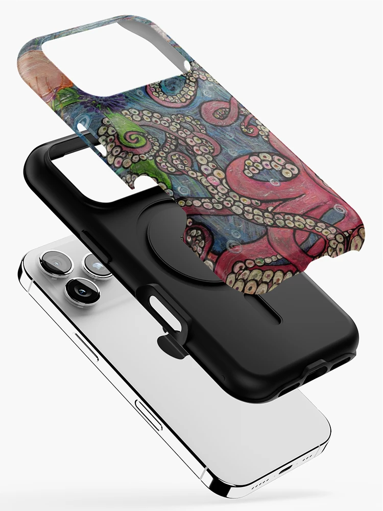 Thumbnail 2 of 4, iPhone Case, Octopus designed and sold by Rabbitwhole.