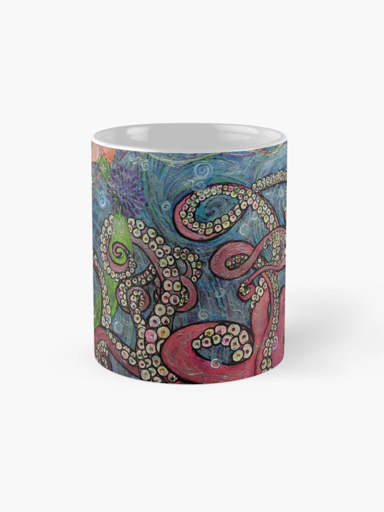Thumbnail 4 of 6, Coffee Mug, Octopus designed and sold by Rabbitwhole.