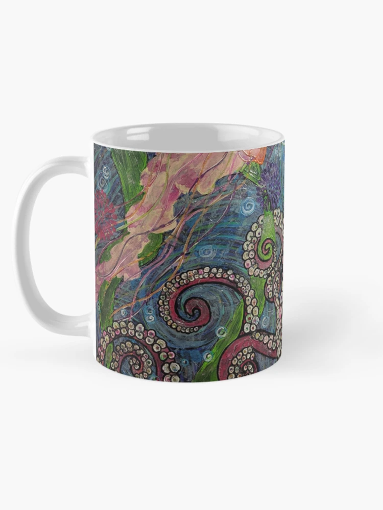 Thumbnail 5 of 6, Coffee Mug, Octopus designed and sold by Rabbitwhole.