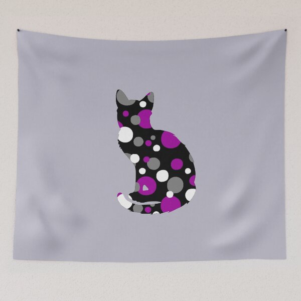 Item preview, Spotted Ace Cat Silhouette designed and sold by Amanda1775.
