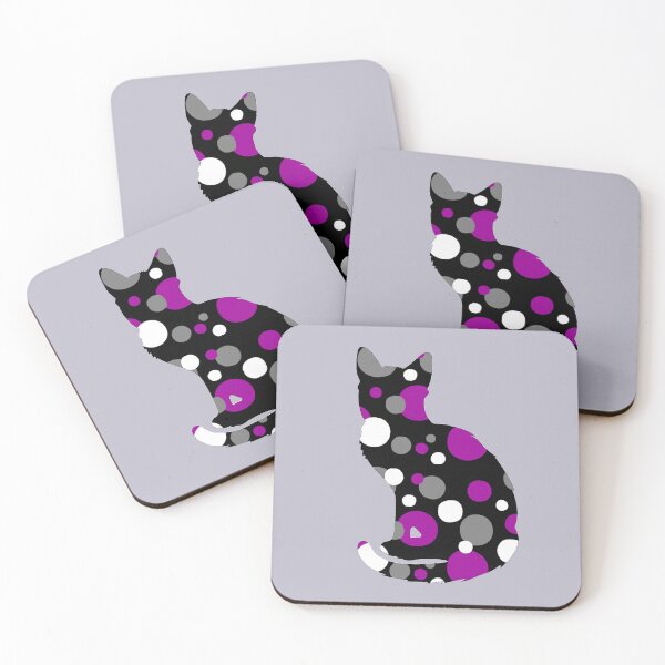 Item preview, Spotted Ace Cat Silhouette designed and sold by Amanda1775.