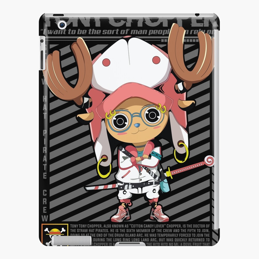 Tony Chopper Cute Samurai Style iPad Case & Skin for Sale by PiandWear