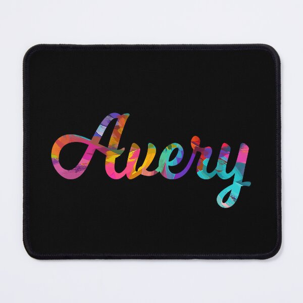Item preview, Avery abstract painting girl's name designed and sold by ComicKitsch.