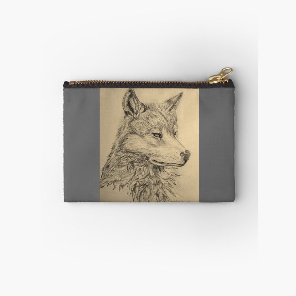 Item preview, Lone Wolf drawing in sepia  Classic designed and sold by AlbaMante.