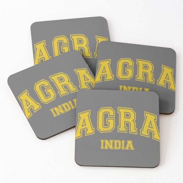 Item preview, Agra India, Classic College font, vintage grunge Classic designed and sold by DevonHand.
