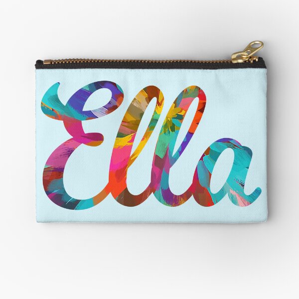 Item preview, Ella abstract painting girl's name designed and sold by ComicKitsch.