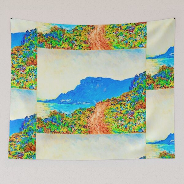 Item preview, The Corniche near Monaco (1884) by Claude Monet. Digitally enhanced by WatermarkNZ Press designed and sold by CristalleLisa.