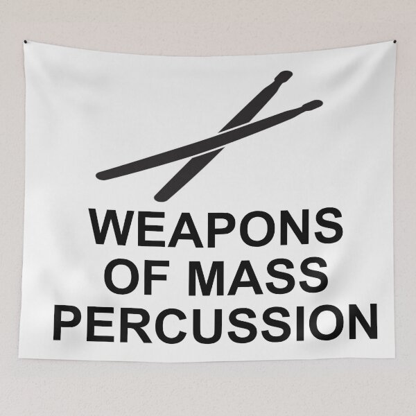 Item preview, DRUM STICKS:  WEAPONS OF MASS PERCUSSION designed and sold by CalliopeSt.