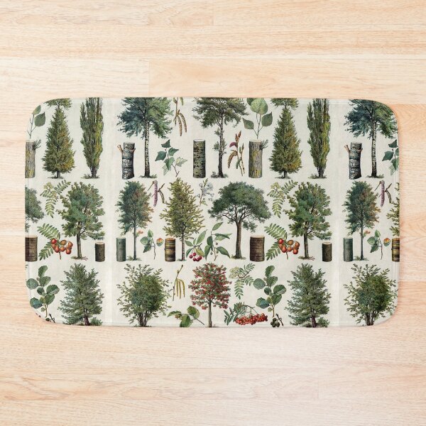 Item preview, Arbres 1 Vintage Illustration by Millot - Trees In Color French designed and sold by molamode.