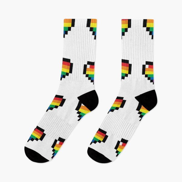 Item preview, LGBT pixel heart   designed and sold by monkeysoup.