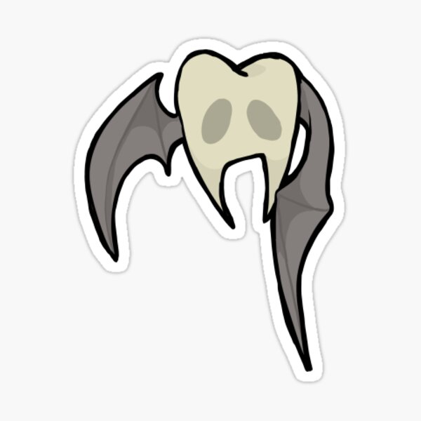 "Cute Tooth Bat" Sticker for Sale by Melissa-Manson | Redbubble