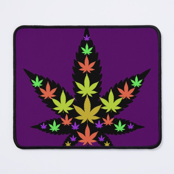 Item preview, Trippy Leaf tropical - Weed leaf design designed and sold by CabbageNClouds.