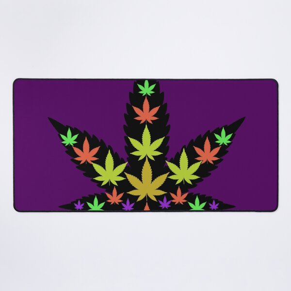 Item preview, Trippy Leaf tropical - Weed leaf design designed and sold by CabbageNClouds.