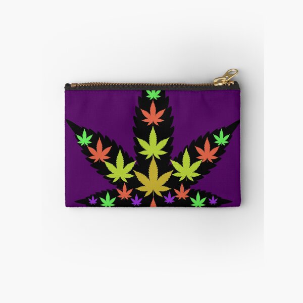 Item preview, Trippy Leaf tropical - Weed leaf design designed and sold by CabbageNClouds.