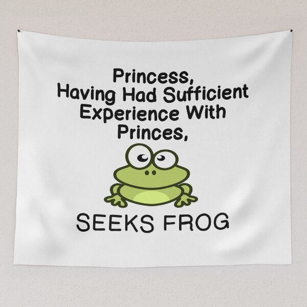 Item preview, PRINCESS SEEKS FROG designed and sold by CalliopeSt.