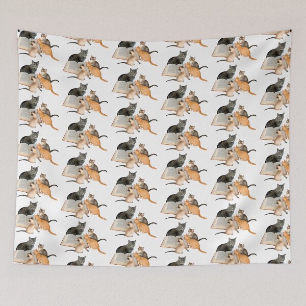 Item preview, Cats Reading Book designed and sold by catsclips.