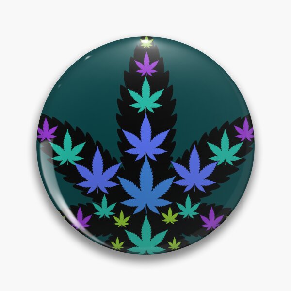 Item preview, Trippy Leaf blue dream - Weed leaf design designed and sold by CabbageNClouds.