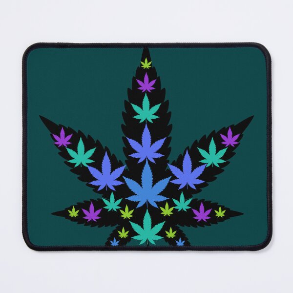 Item preview, Trippy Leaf blue dream - Weed leaf design designed and sold by CabbageNClouds.