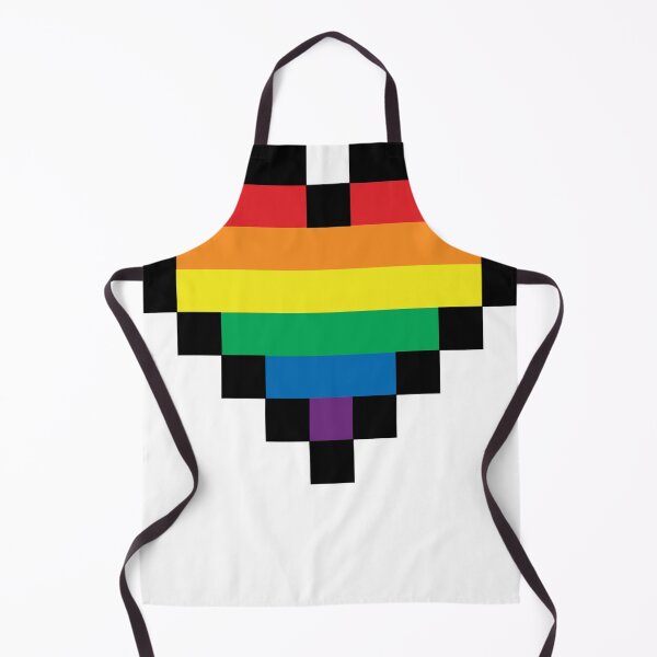 Item preview, LGBT pixel heart - no shadow designed and sold by monkeysoup.