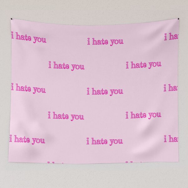 Item preview, Pink I hate you sticker designed and sold by Pink Ribbon.