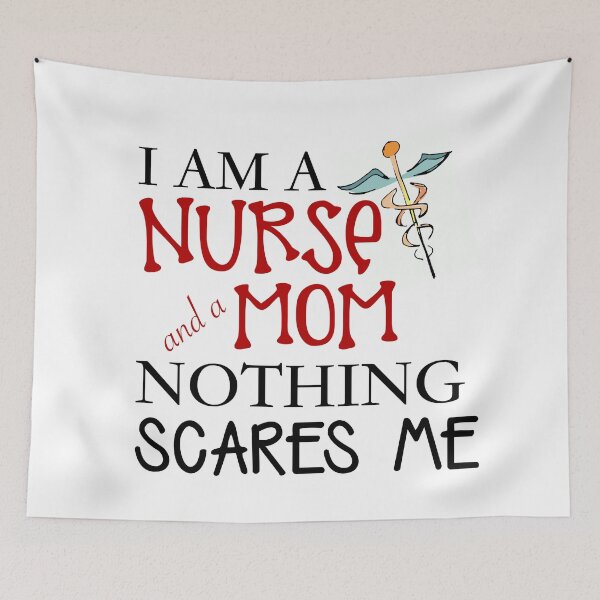 Item preview, I AM A NURSE AND A MOM designed and sold by CalliopeSt.