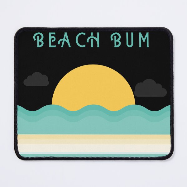 Item preview, Beach Bum. Retro, Vintage Beach design for the beach lovers out there. designed and sold by That Cheeky Tee.