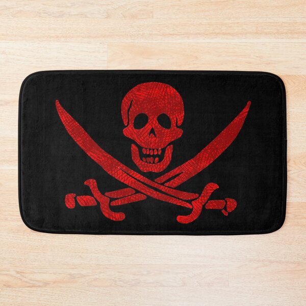 Item preview, Calico Jack Rackham Pirate Flag Red designed and sold by ZomboniJobroni.