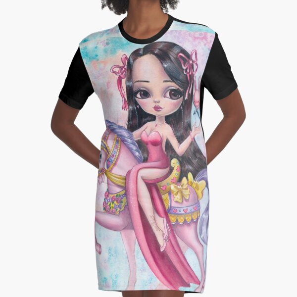 Artemide And The Love Bunny Graphic T-Shirt Dress