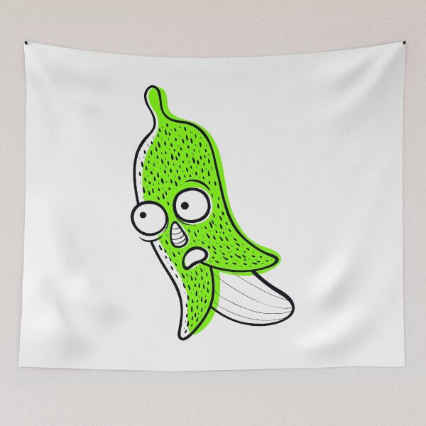 Item preview, funny green banana character designed and sold by thebaig.
