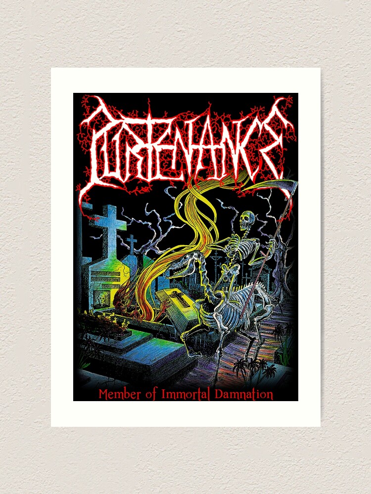 "Member of 1mmortal Damnation by Purtenance Classic Old School Death