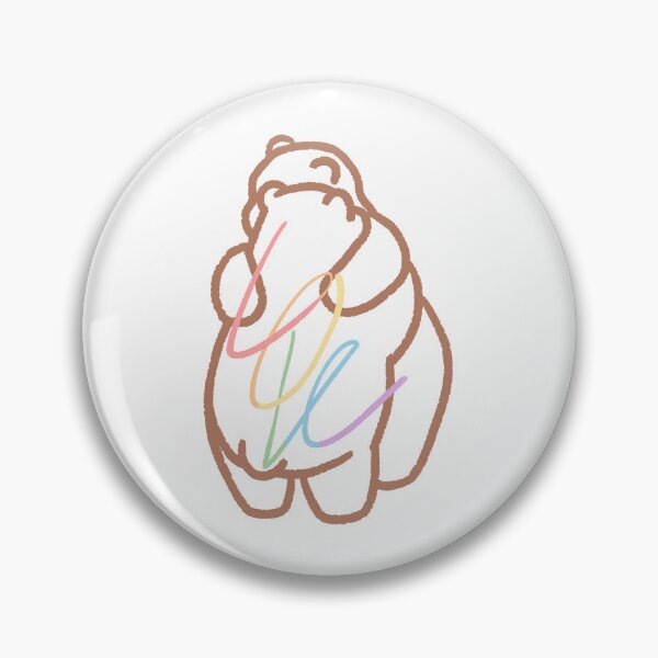 Item preview, Gonmi The Chubby Polarbear with mania , laziness and undone work / LGBTQ pride month pastel lover designed and sold by MyFairyAndGonmi.
