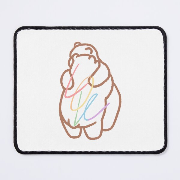 Item preview, Gonmi The Chubby Polarbear with mania , laziness and undone work / LGBTQ pride month pastel lover designed and sold by MyFairyAndGonmi.