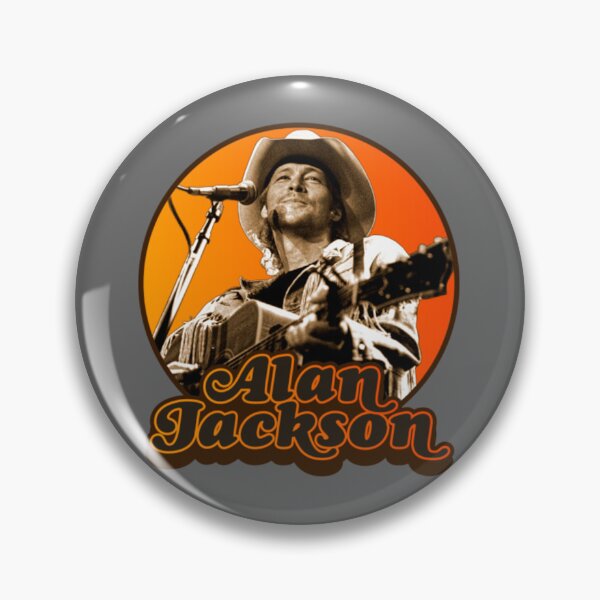Item preview, Alan Jackson Retro Style Classic Country Fan Art Classic designed and sold by DevonHand.
