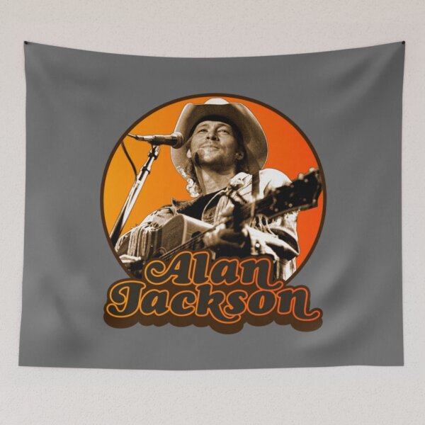 Item preview, Alan Jackson Retro Style Classic Country Fan Art Classic designed and sold by DevonHand.