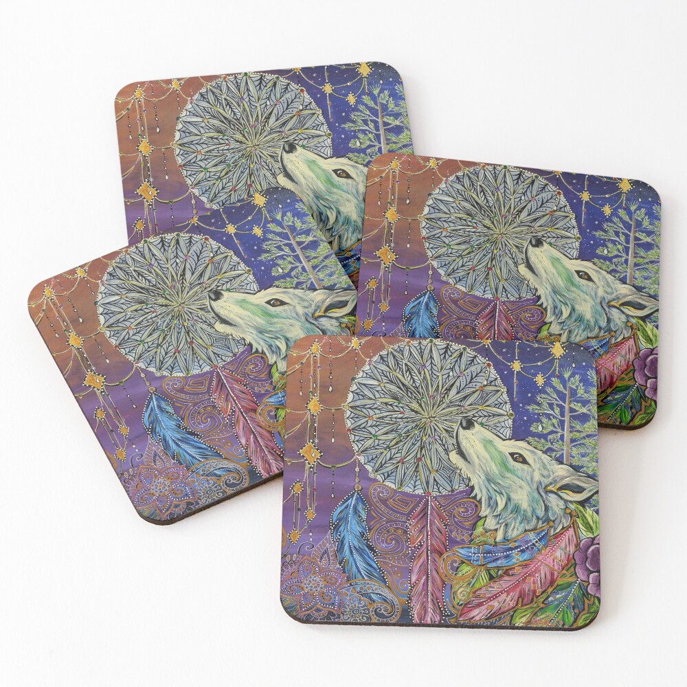 Item preview, Coasters (Set of 4) designed and sold by Rabbitwhole.
