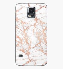 Rose Gold Risse Hülle & Klebefolie für Samsung Galaxy
