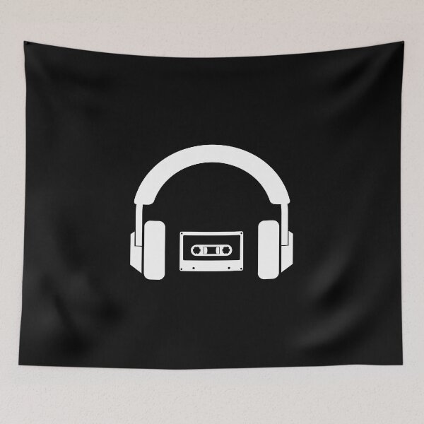 Item preview, Music Lover - Headphones and Cassette Tape designed and sold by Mclickster.
