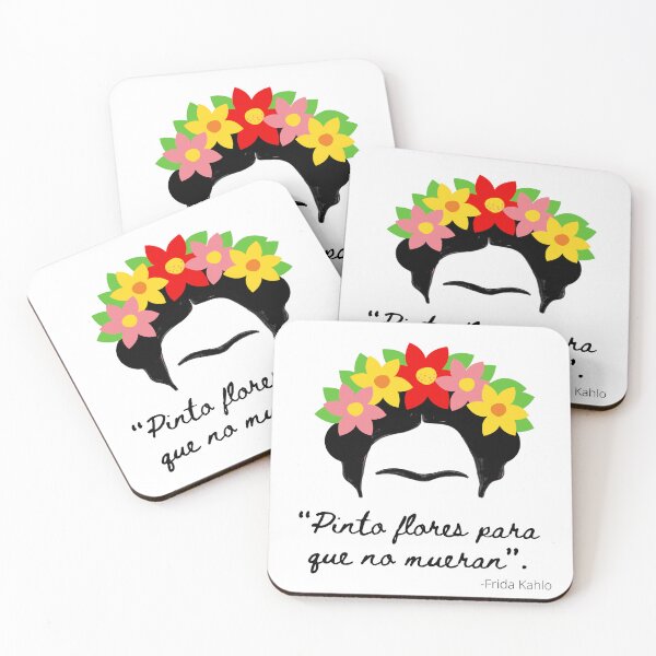 Item preview, Frida Kahlo Inspiration - Pinto flores para que no mueran designed and sold by lunabethdesigns.