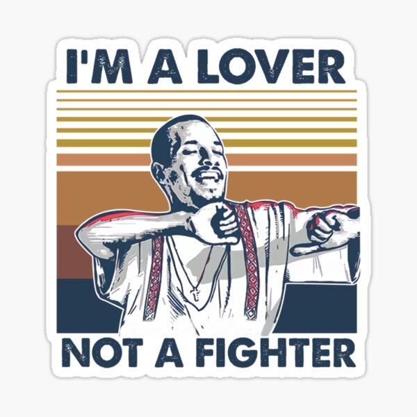 Item preview, I_m a lover not a fighter   designed and sold by WigCoven.