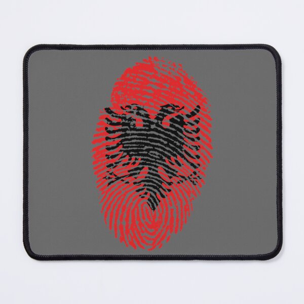 Item preview, Albanian fingerprint flag Classic designed and sold by DevonHand.