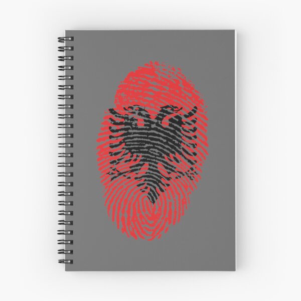 Item preview, Albanian fingerprint flag Classic designed and sold by DevonHand.