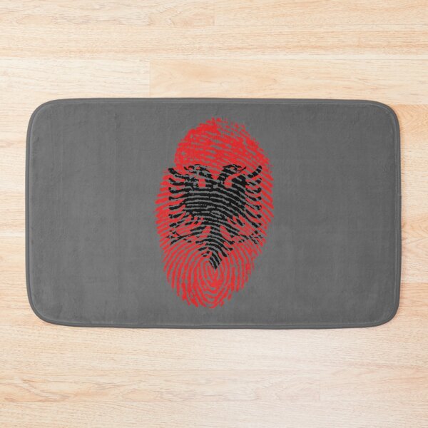 Item preview, Albanian fingerprint flag Classic designed and sold by DevonHand.