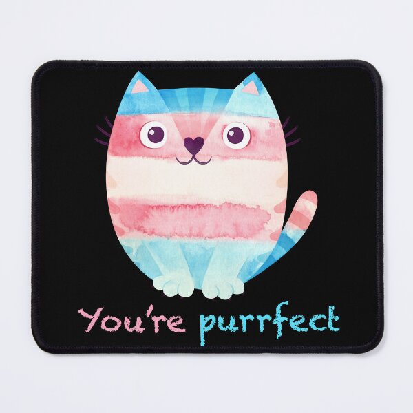 Artikelvorschau, Trans coloured cat pride month entworfen und verkauft von 1DaisyChainLane.